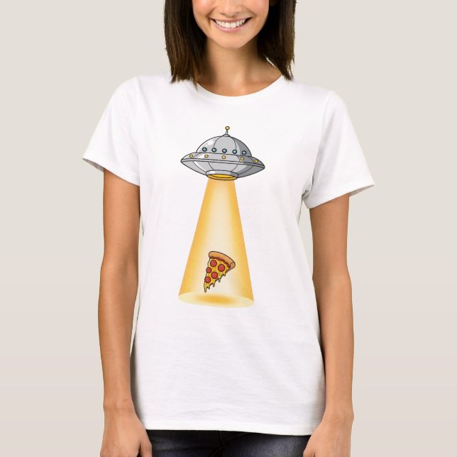 Camiseta Atrapa Pizza Cósmica (Anverso)