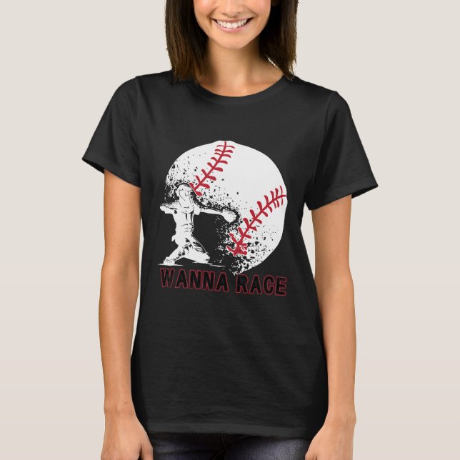 Camiseta Atrapa Risas Querer Correr Bysebyll Lanzar Softbyl (Anverso)