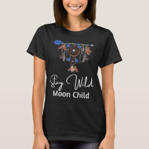 Camiseta Atrapa Sueños Niño Luna Salvaje Boho Tribal