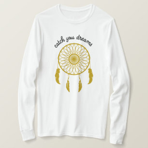 Camiseta Atrapa tu sueño del oro Dream Catcher