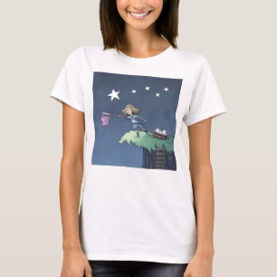 Camiseta Atrapa una estrella que cae - Recolectando deseos