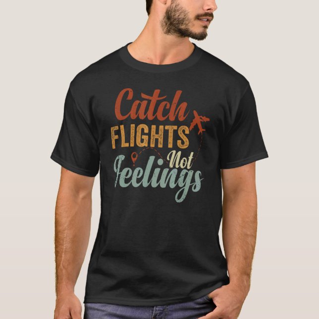 Camiseta Atrapa Vuelos - No Sentimientos (Anverso)