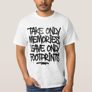 Camiseta Atrapa Vuelos No Sentimientos Cita de Grafiti de A