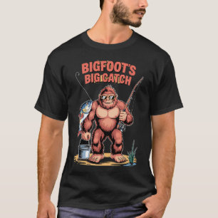 Camiseta Atrapada - Ilustración de pez en un anzuelo