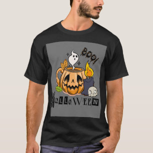 Camiseta ¡Atrapada jarra de calabaza con boo fantasma! Cami