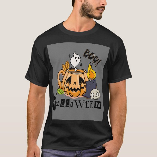 Camiseta ¡Atrapada jarra de calabaza con boo fantasma! Cami (Anverso)