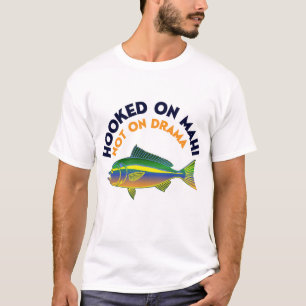 Camiseta Atrapado con Mahi Mahi Diseño Divertido
