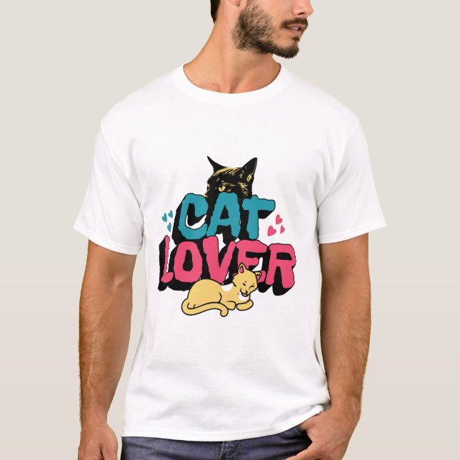 Camiseta Atrapado de gato (Anverso)