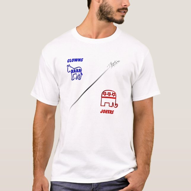 Camiseta Atrapado en el medio (Anverso)