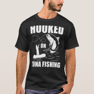 Camiseta Atrapado en la pesca de atún Pesca de atún de alet