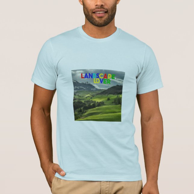 Camiseta Atrapado paisajístico (Anverso)