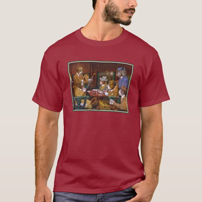Camiseta ¡Atrapado! ("Su estación y cuatro ases") (Anverso)