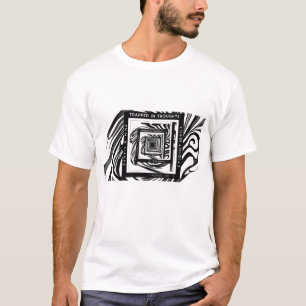 Camiseta Atrapados en los pensamientos   Espiral de arte óp