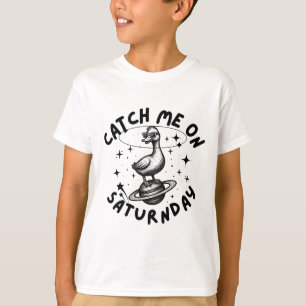 Camiseta Atrapame el sábado Pun Humor