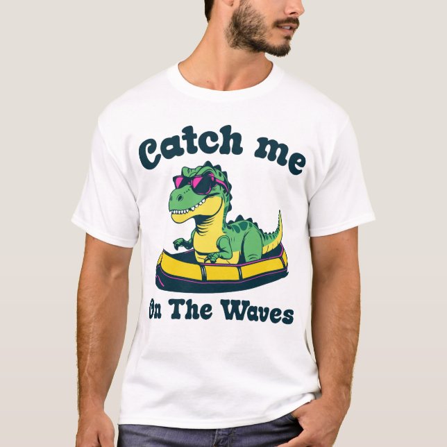 Camiseta Atrápame en las olas (Anverso)