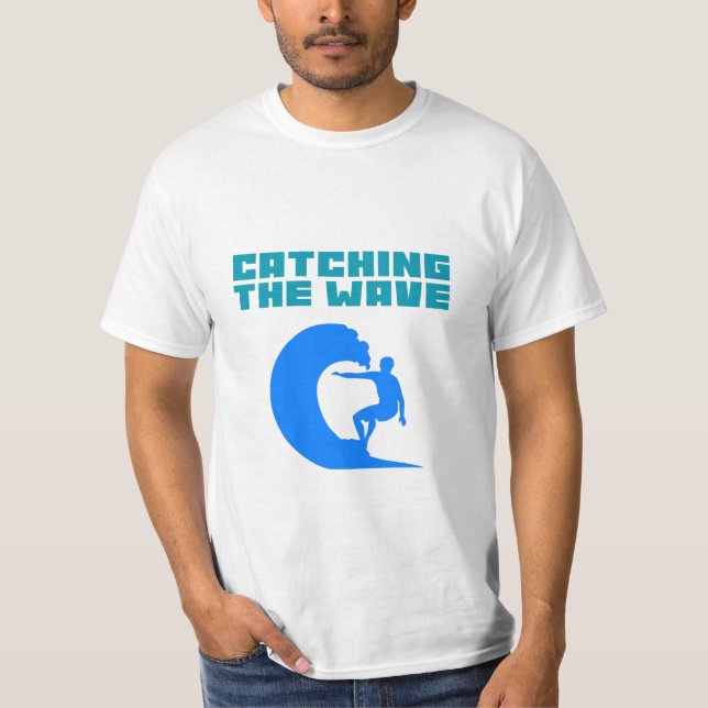 Camiseta Atrapando la Ola - Surfing (Anverso)