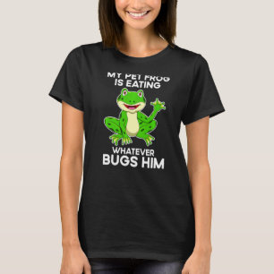 Camiseta Atrapando ranas ' Cazando sapos para un cazador de