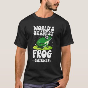 Camiseta Atrapando ranas Rana El mejor cazador de ranas