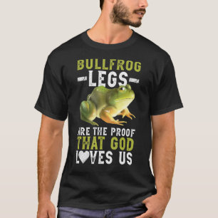 Camiseta Atrapando ranas y de noche para cazadores de ranas