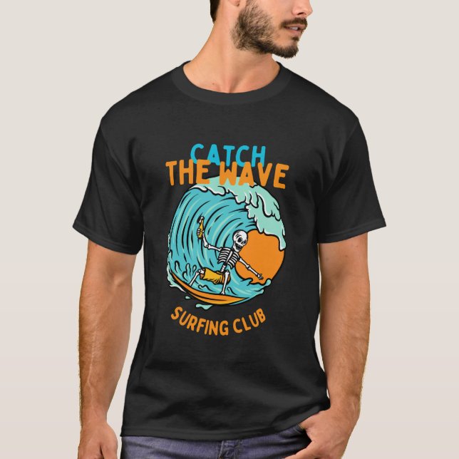 Camiseta Atrapar el club de olas (Anverso)