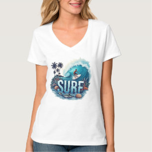 Camiseta Atrapar el surf Wave