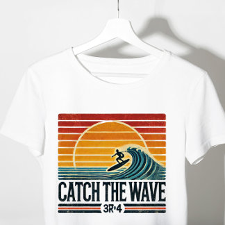 Camiseta atrapar la ola