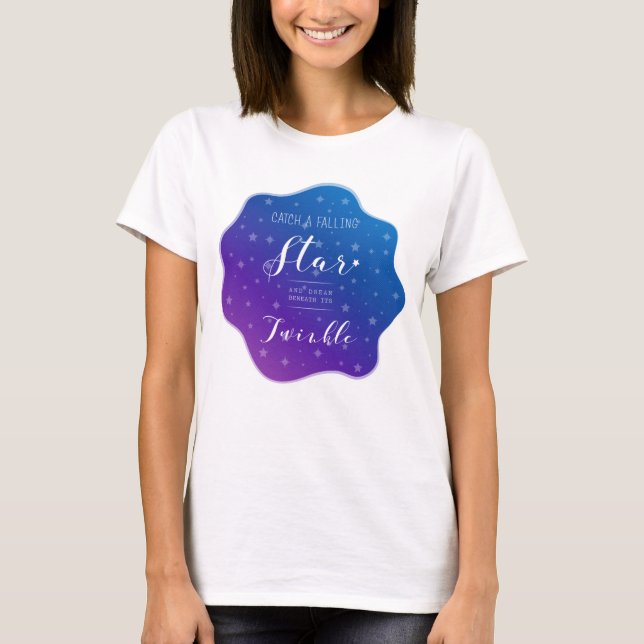 Camiseta Atrapar una estrella que cae (Anverso)