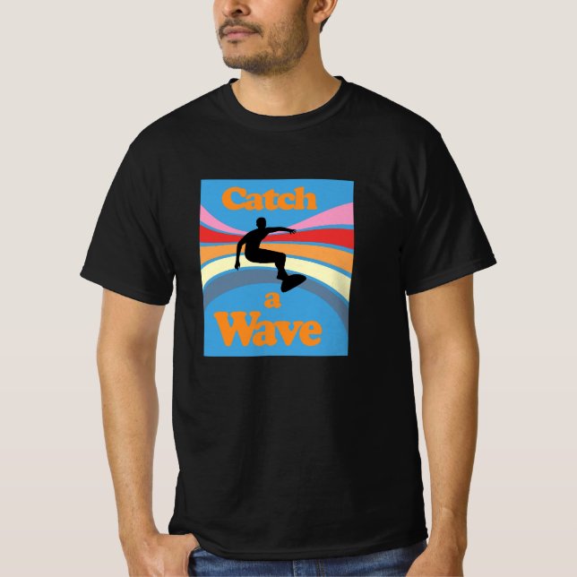 Camiseta Atrapar una ola (Anverso)