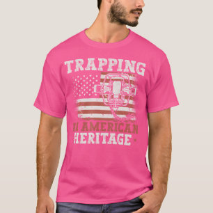 Camiseta Atrapar una trampa de caza del patrimonio american