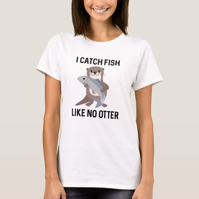 Camiseta Atraparé Peces Como No Otter (Anverso)