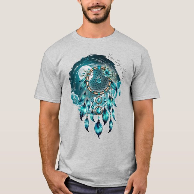 Camiseta Atrapasueños bajo la Luna Llena  (Anverso)