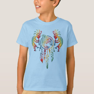Camiseta Atrapasueños de ballena Kokopelli nativo americano