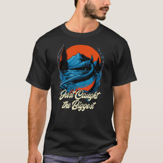 Camiseta Atrapé al pescador más grande de la pesca Pa
