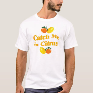 Camiseta Atrápenme en Citrus - Diseño de limón