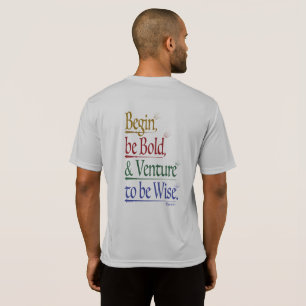 Camiseta Atrás - Cita mágica de Horace SportTek Tee