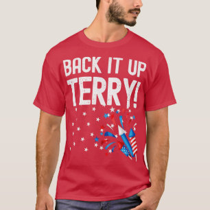 Camiseta Atrás Terry Funny del diseño de los fuegos artific