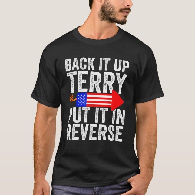 Camiseta Atrás, Terry Lo Puso Al revés (Anverso)
