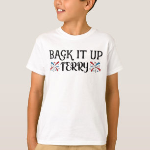 Camiseta Atrás Terry lo puso al revés 4 de julio