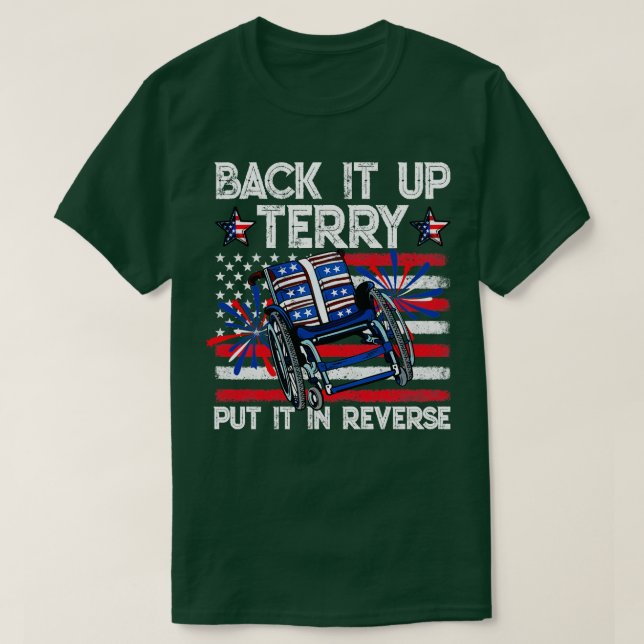 Camiseta Atrás Terry Póngalo en fuegos artificiales inverso (Diseño del anverso)