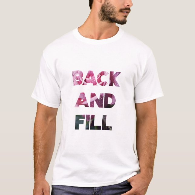 Camiseta Atrás y Llenar (Anverso)