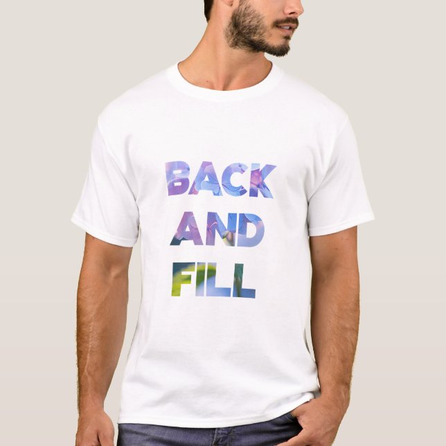 Camiseta Atrás y Llenar (Anverso)