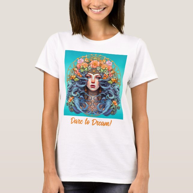 Camiseta Atrévase a soñar (Anverso)