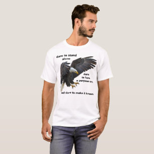 Camiseta Atrévete a estar solo, edición estadounidense de á