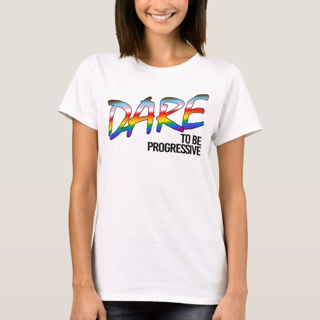 Camiseta ATRÉVETE a ser progresista (Anverso)