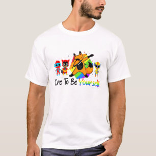 Camiseta Atrévete A Ser Tee Cul Concienciación Sobre El Org