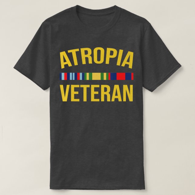 Camiseta Atropia Veterana Bandera Veterano Día del Padres A (Diseño del anverso)