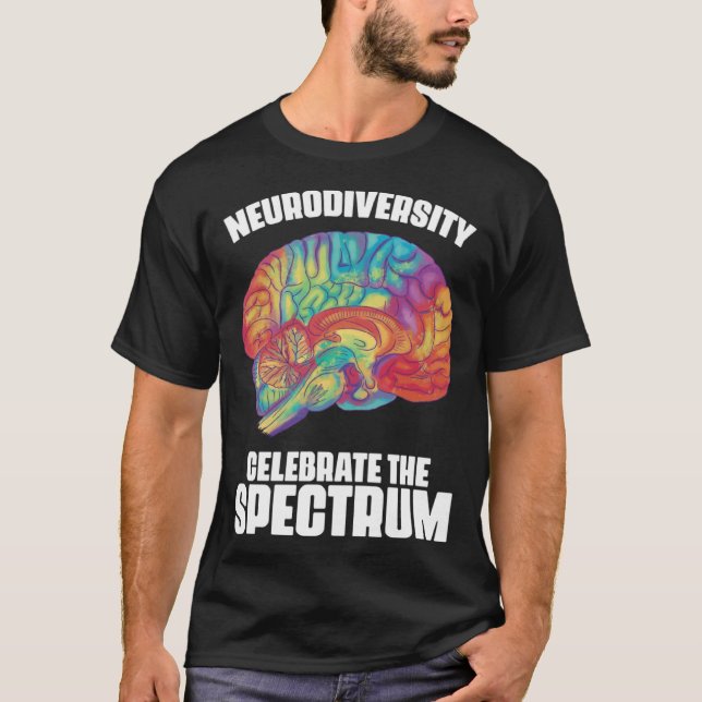 Camiseta Attention Deficit Disorder Hyperactivity Neurodive (Anverso)