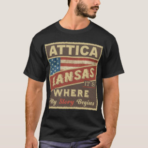 Camiseta ATTICA, KS Es donde comienza mi historia