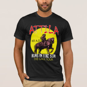 Camiseta Attila "Huns en viaje del Sun" (la oscuridad de