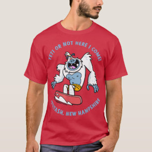 Camiseta Attitash, vacaciones de Snowboard en New Hampshire